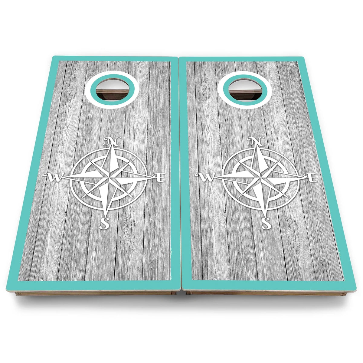 Nautical Cornhole Boards - Backyard Series