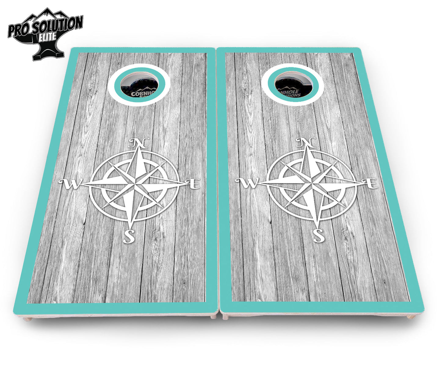 Anchor & Compass Cornhole Boards - Pro Solution Elite Series