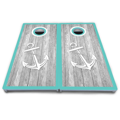 Anchor & Compass Cornhole Boards - All Weather Series