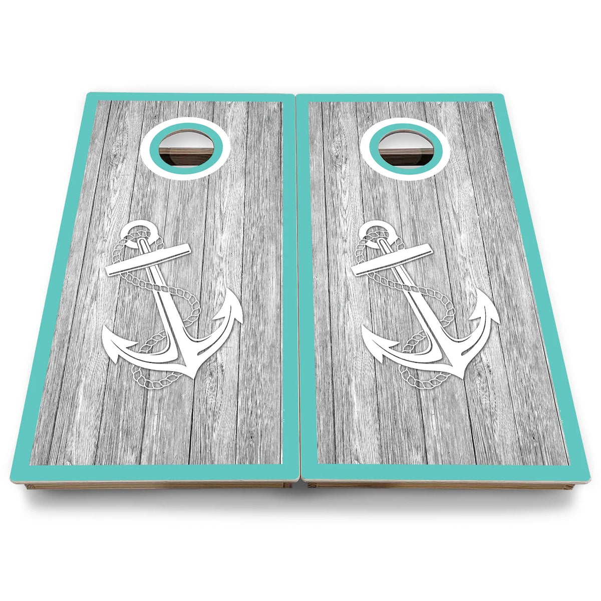 Nautical Cornhole Boards - Backyard Series
