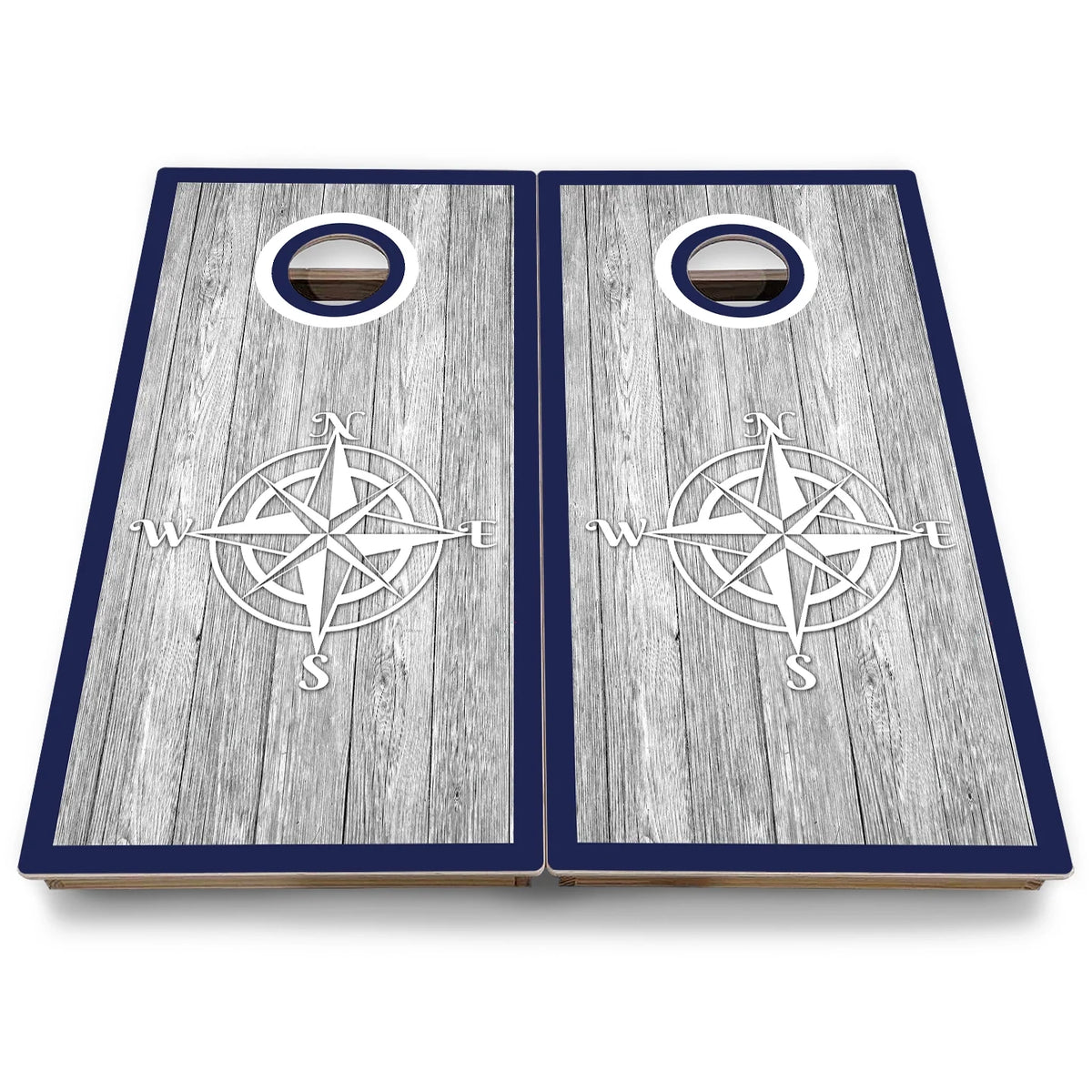 Nautical Cornhole Boards - Backyard Series