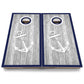 Nautical Cornhole Boards - Backyard Series