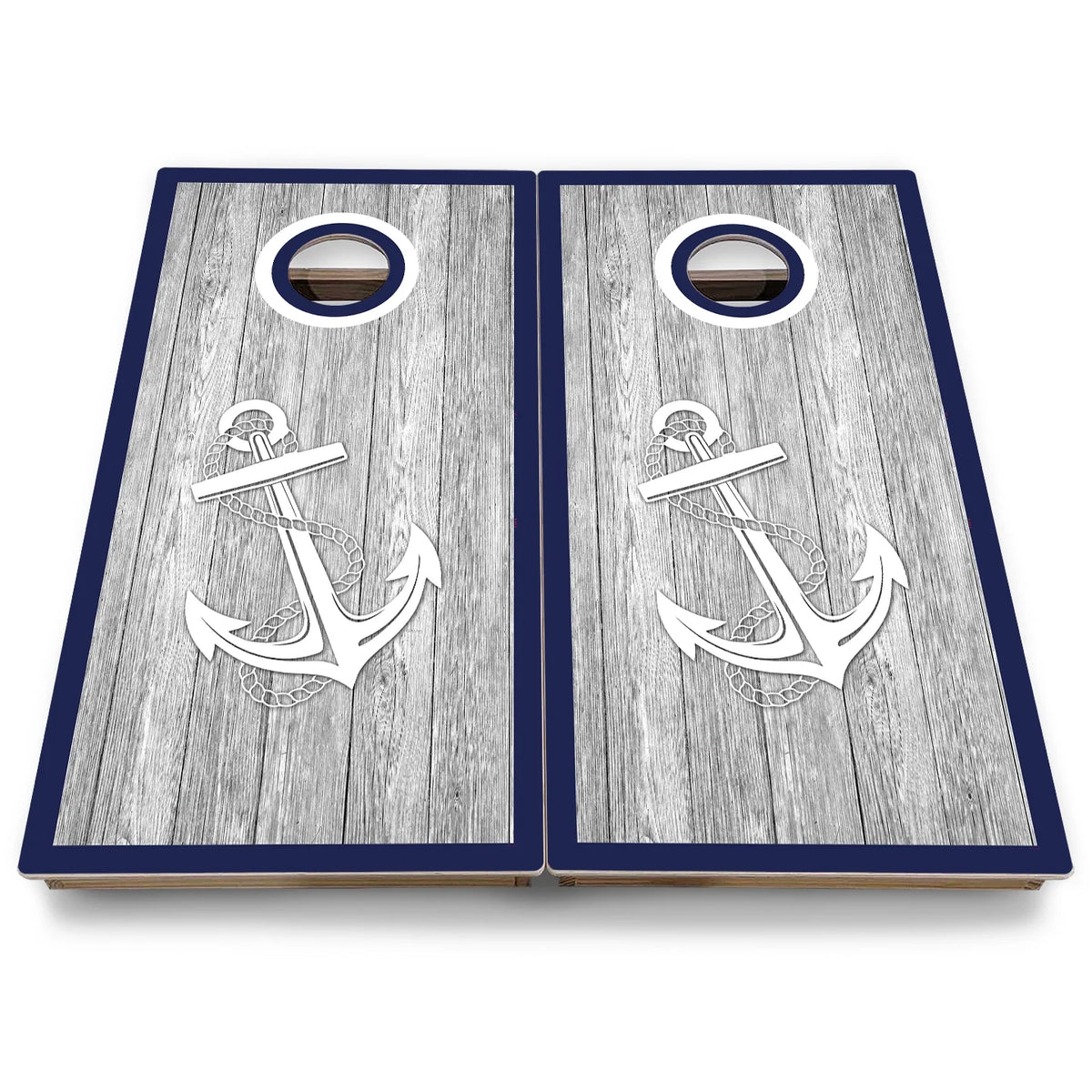Nautical Cornhole Boards - Backyard Series