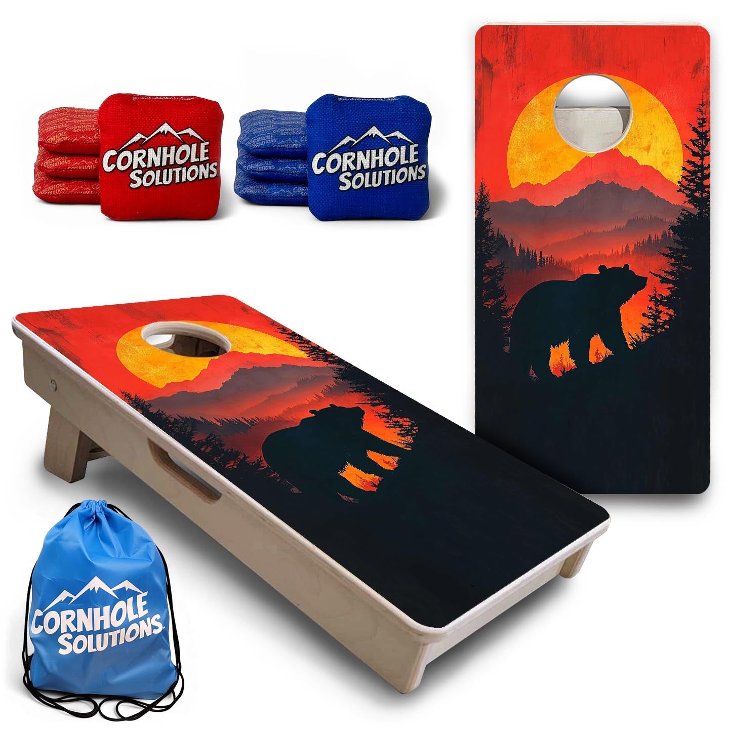 Black Bear Ridge - Mini or Vacation Size Cornhole Boards