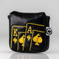 Black/Gold Ace of Spades - Mallet Putter Cover