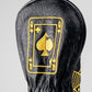 Black/Gold Queen of Spades - Fairway Cover