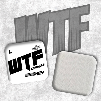 2027 WTF Whiskey OG Logo - ACL Pro Stamped Cornhole Bags - Set of 4 bags