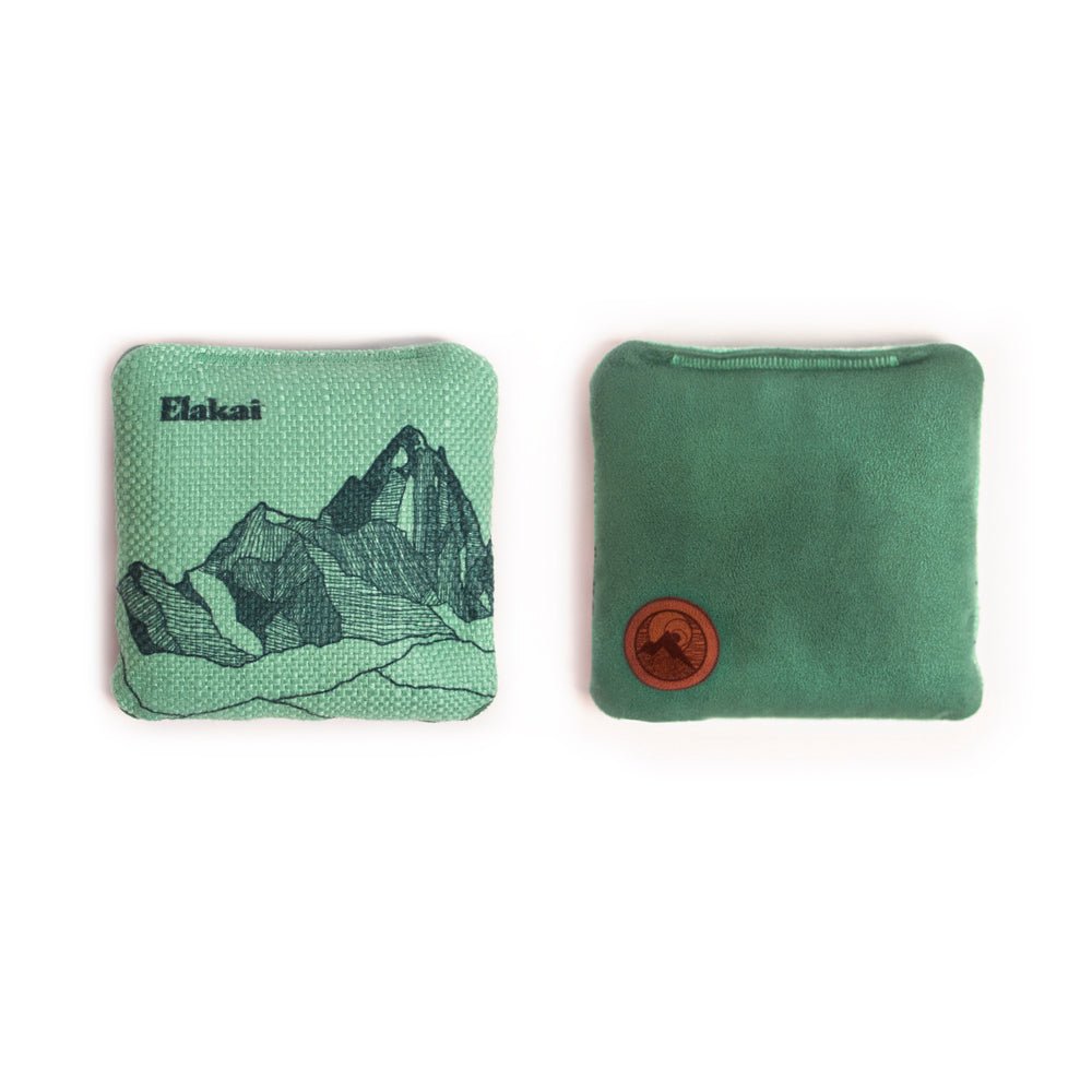 4-in Travel Dual-Sided Cornhole Bags | Mt. Elakai Design Collection