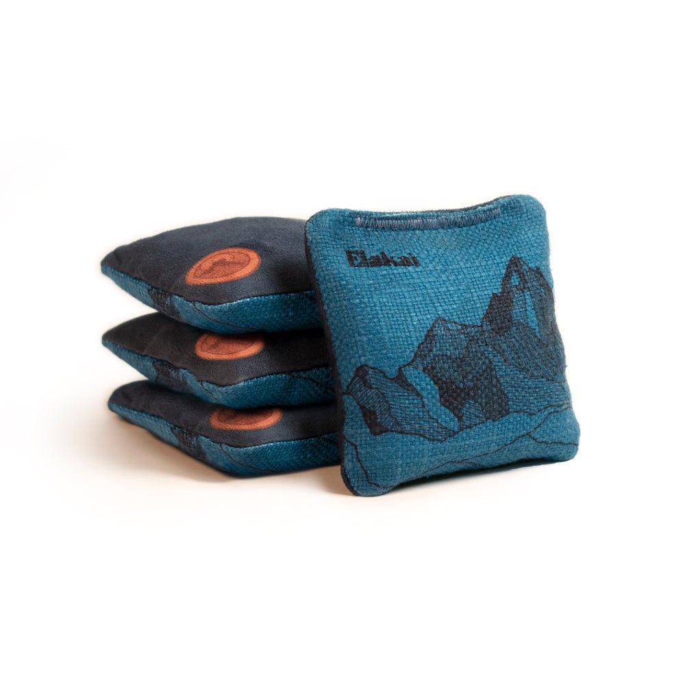 4-in Travel Dual-Sided Cornhole Bags | Mt. Elakai Design Collection