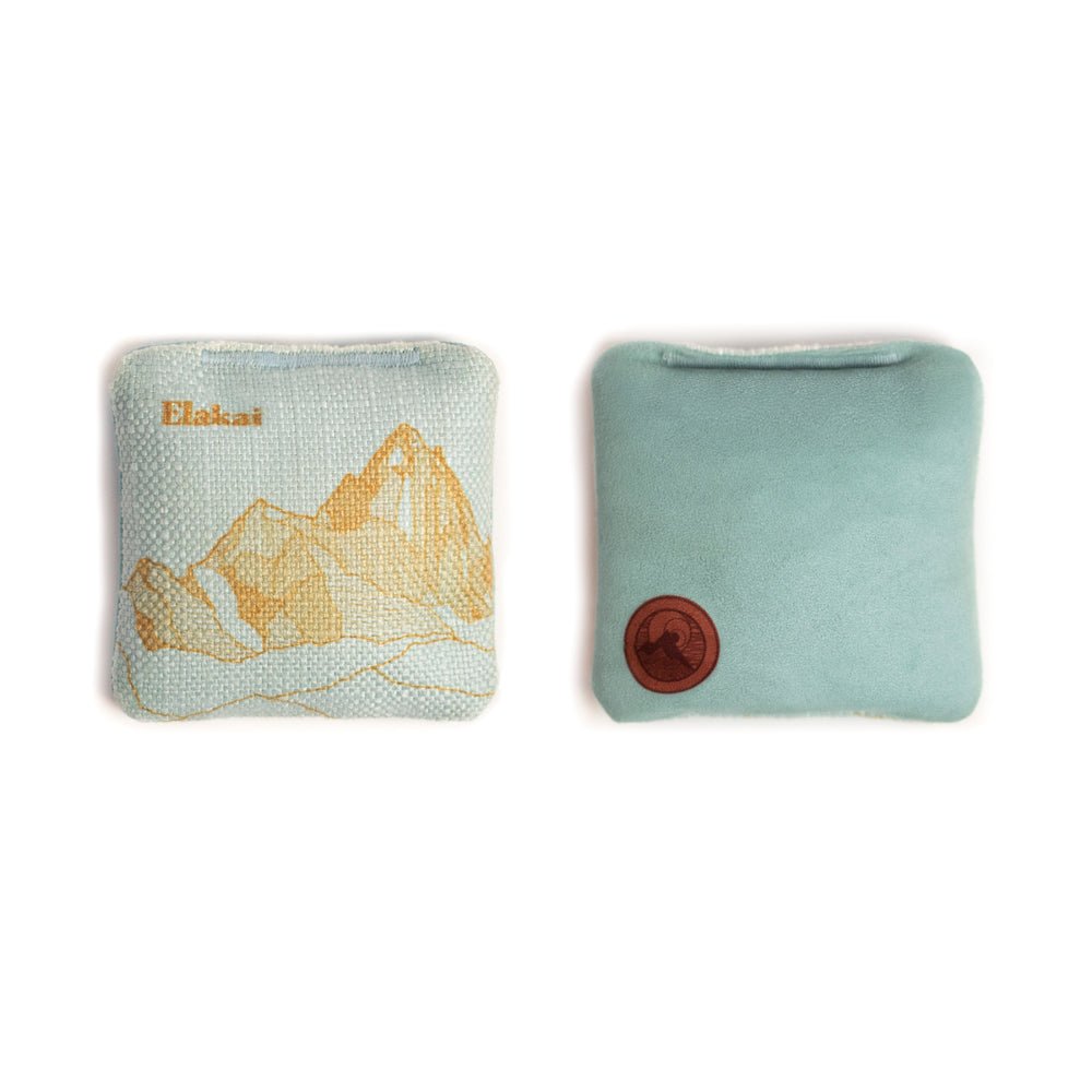 4-in Travel Dual-Sided Cornhole Bags | Mt. Elakai Design Collection