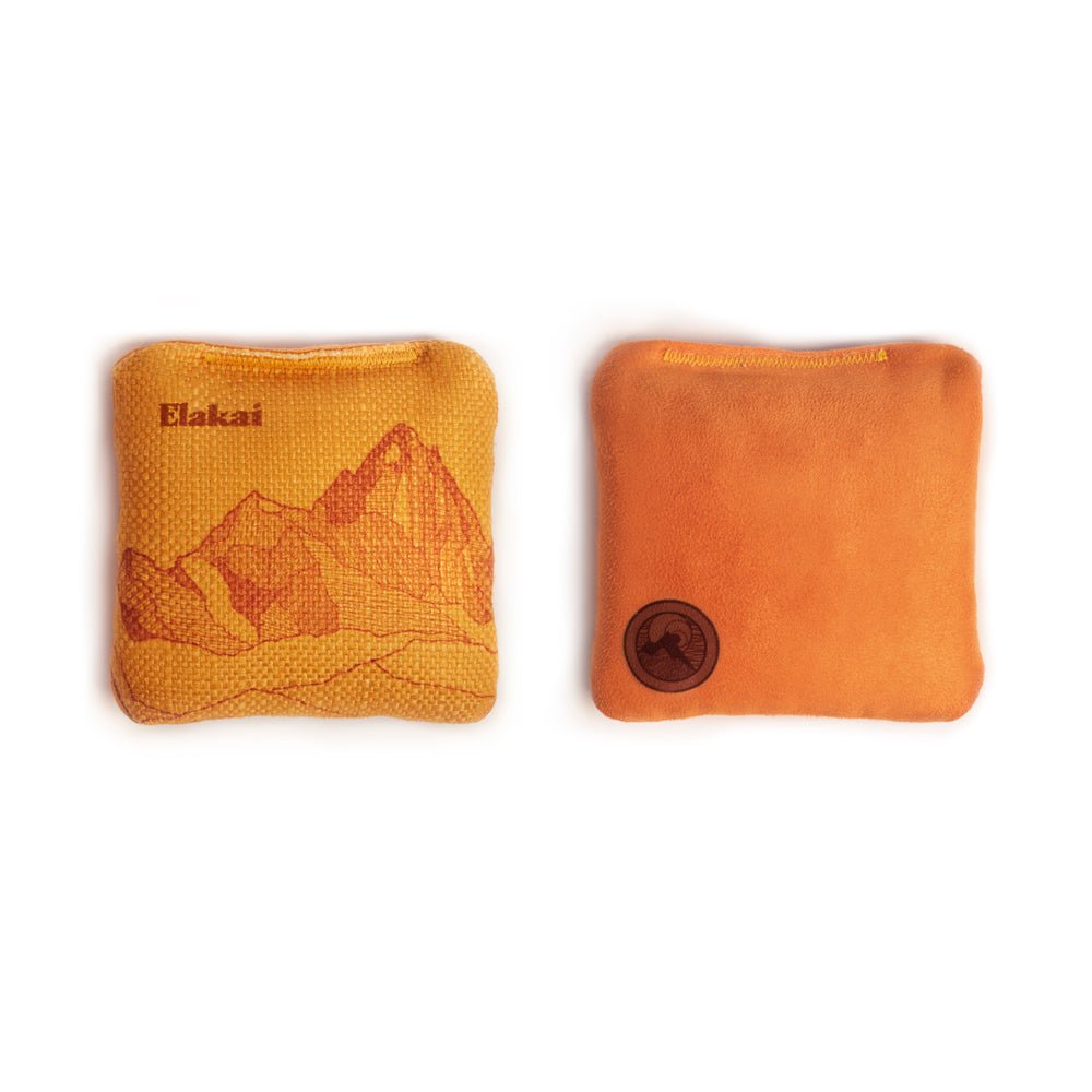 4-in Travel Dual-Sided Cornhole Bags | Mt. Elakai Design Collection
