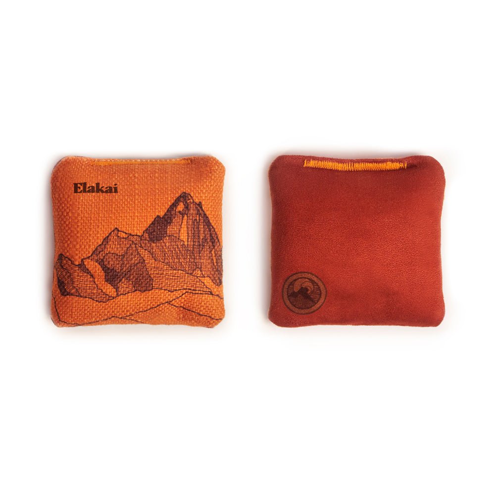4-in Travel Dual-Sided Cornhole Bags | Mt. Elakai Design Collection