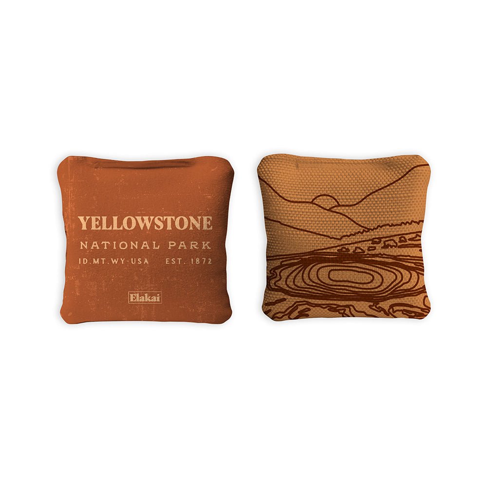 4-in Travel Dual-Sided Cornhole Bags | National Parks Collection