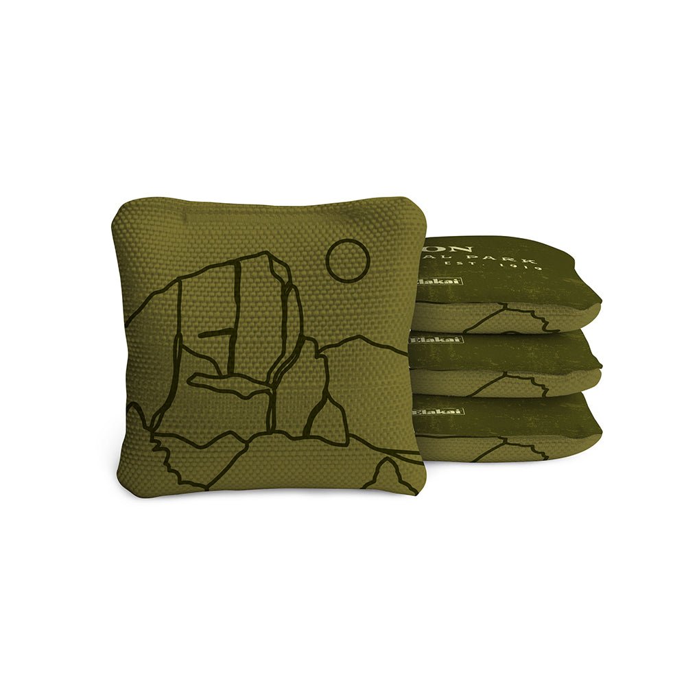 4-in Travel Dual-Sided Cornhole Bags | National Parks Collection