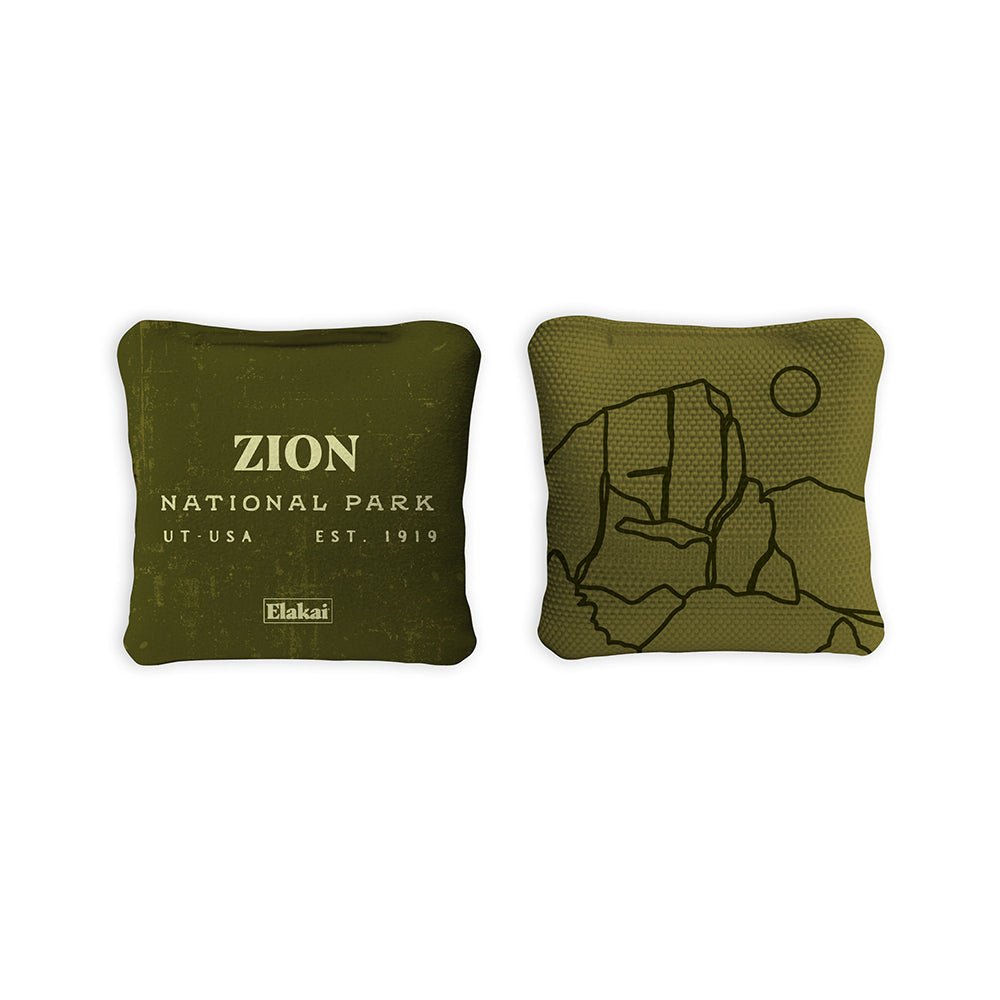 4-in Travel Dual-Sided Cornhole Bags | National Parks Collection