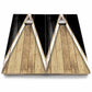 Team Color Triangle Cornhole Boards - Backyard Series