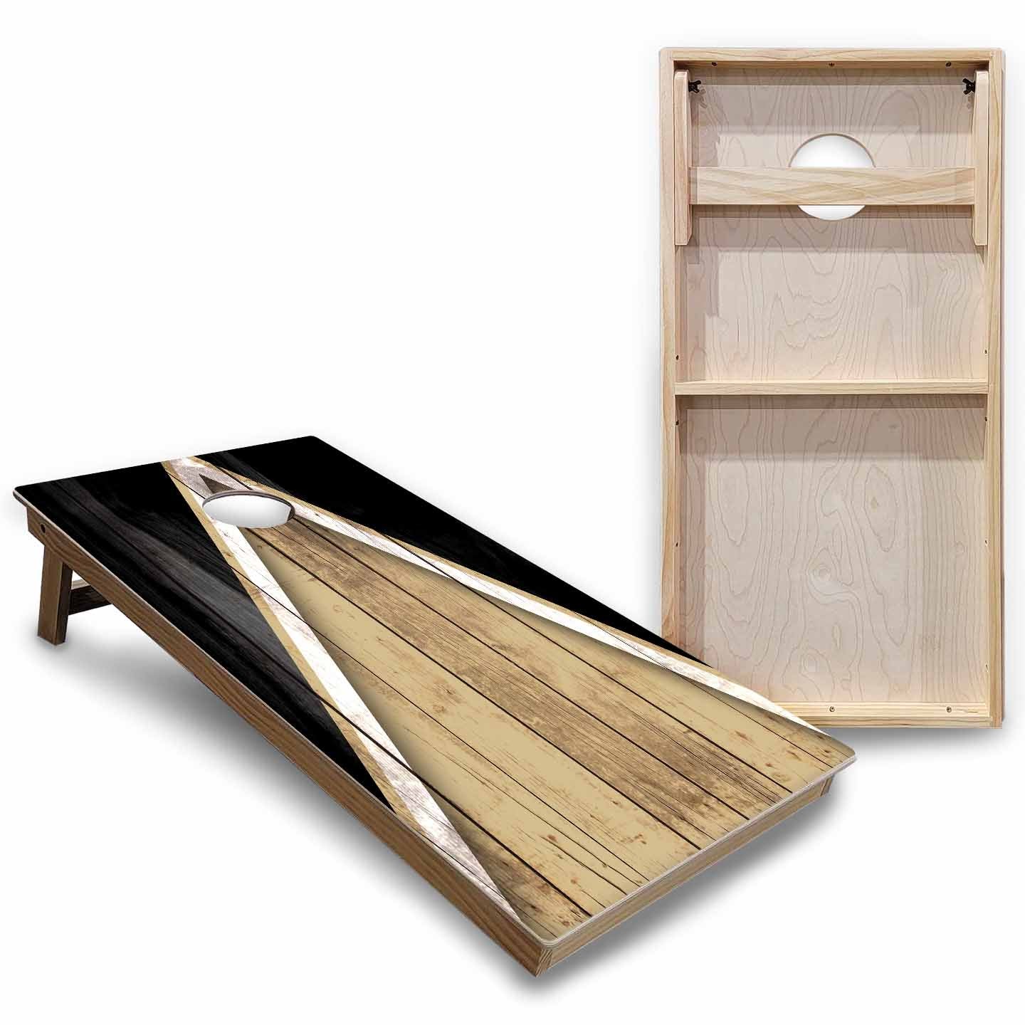 Team Color Triangle Cornhole Boards - Backyard Series