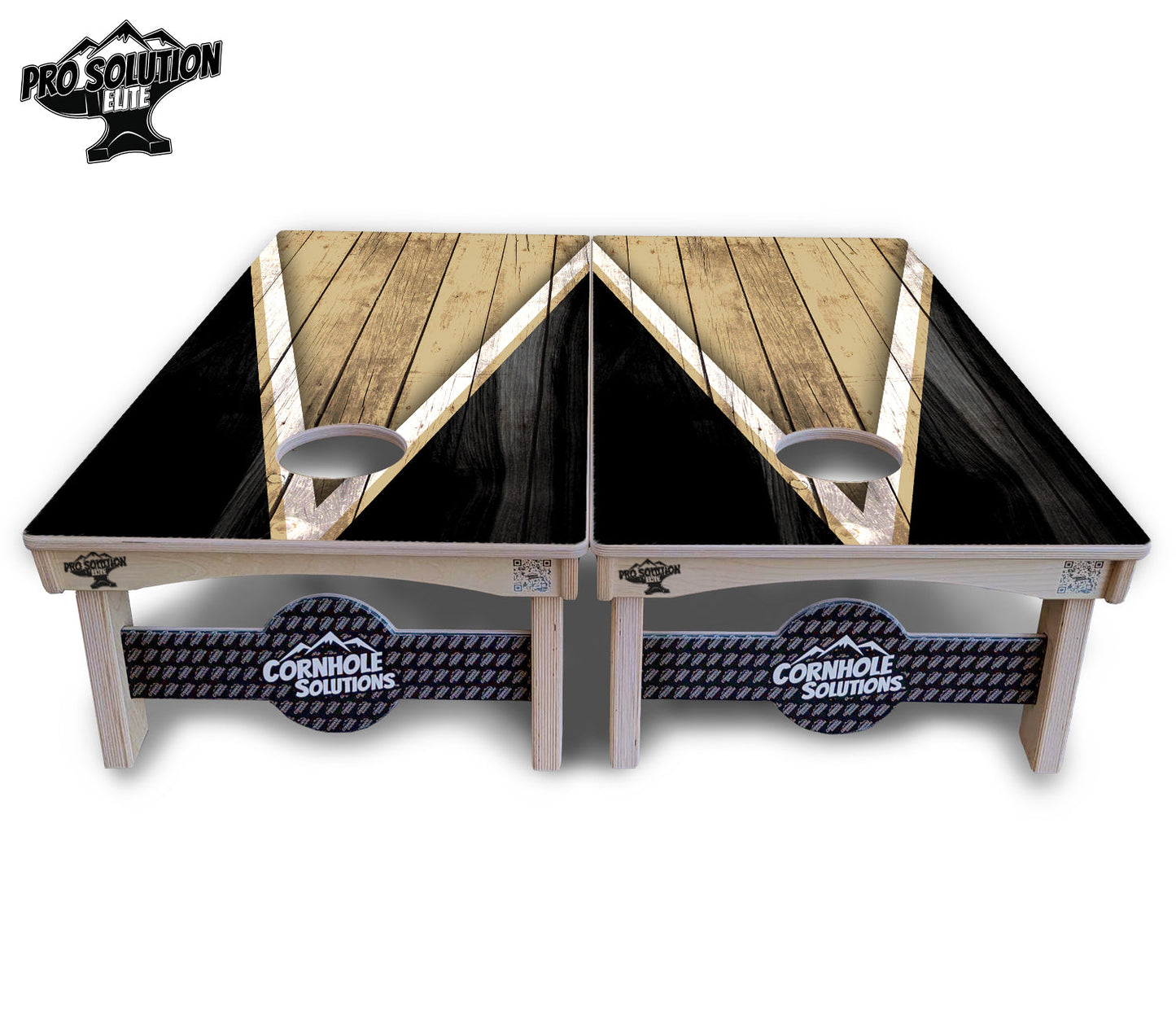 Team Color Triangle Cornhole Boards - Pro Solution Elite Series
