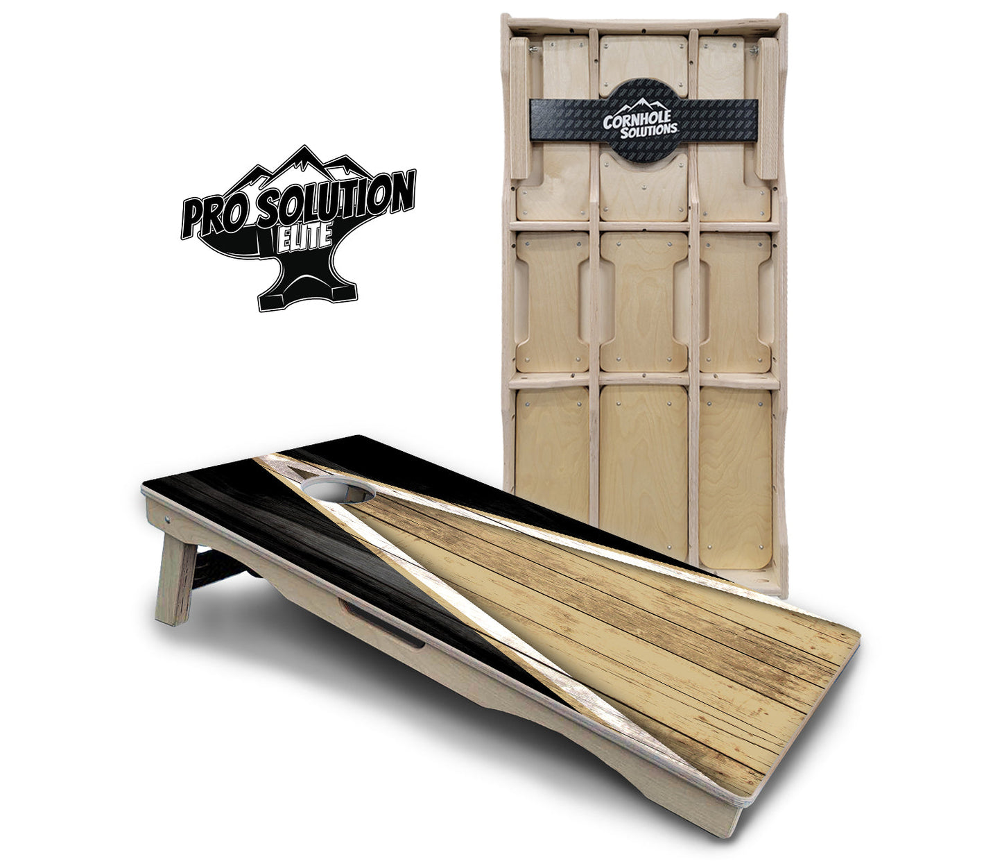 Team Color Triangle Cornhole Boards - Pro Solution Elite Series