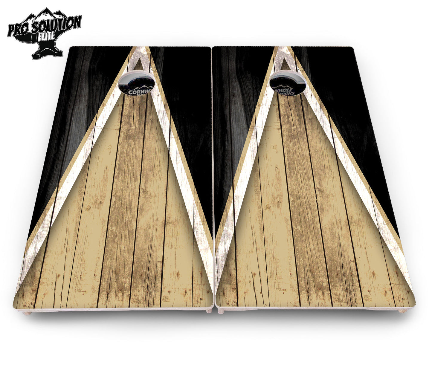 Team Color Triangle Cornhole Boards - Pro Solution Elite Series