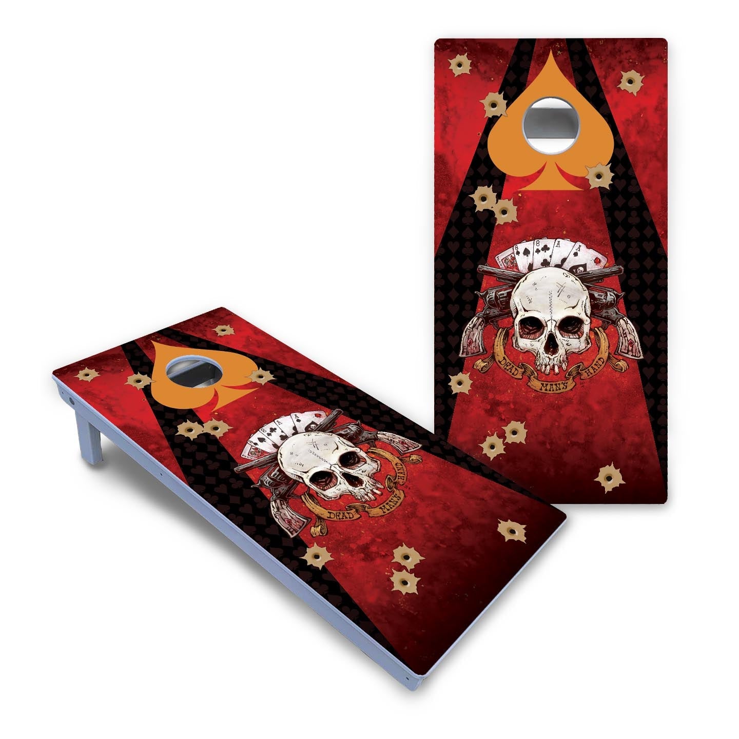 Artist Series Cornhole Boards - All Weather Series - Split Design