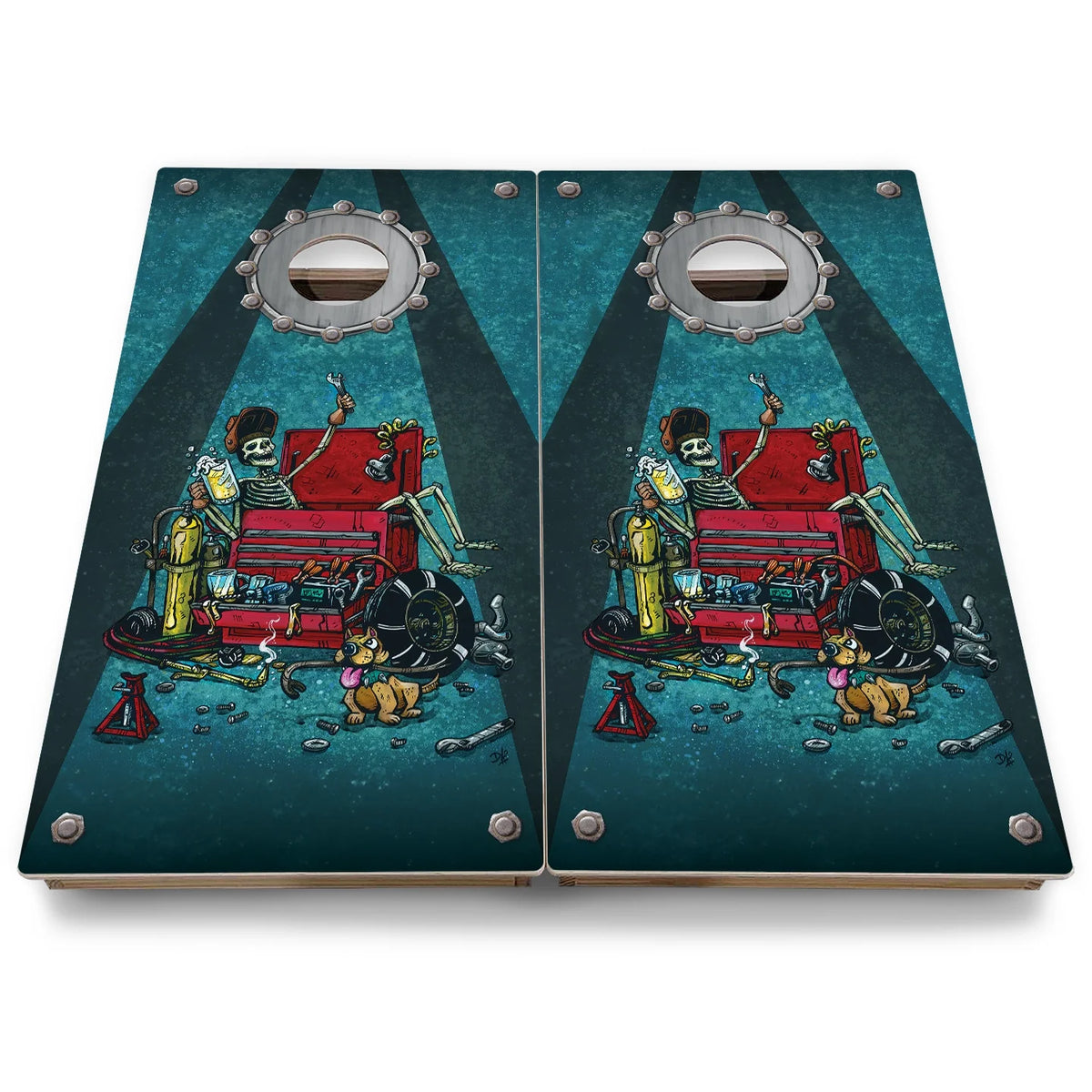 Artist Series Cornhole Boards - Backyard Series