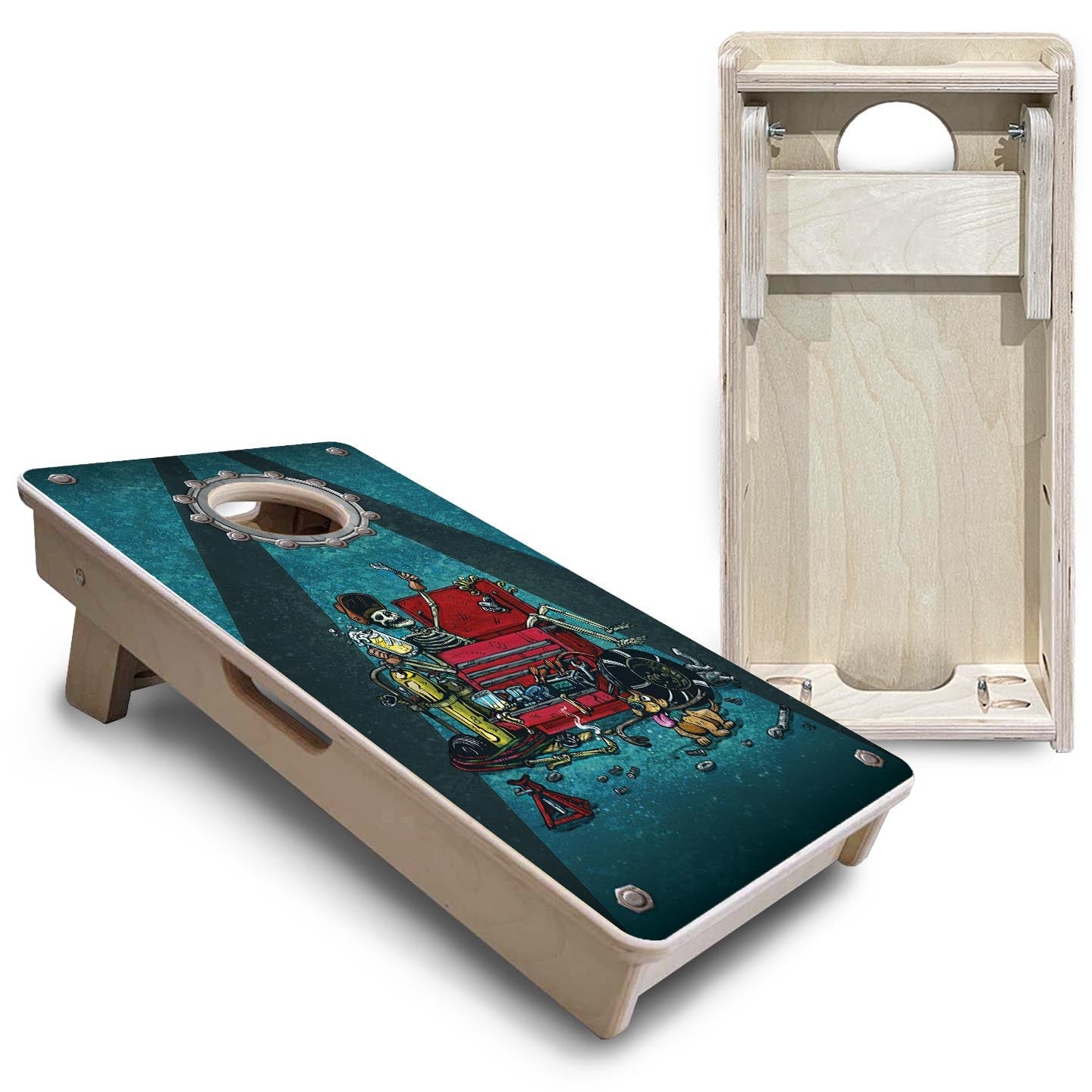 Garage Life - Mini or Vacation Size Cornhole Boards