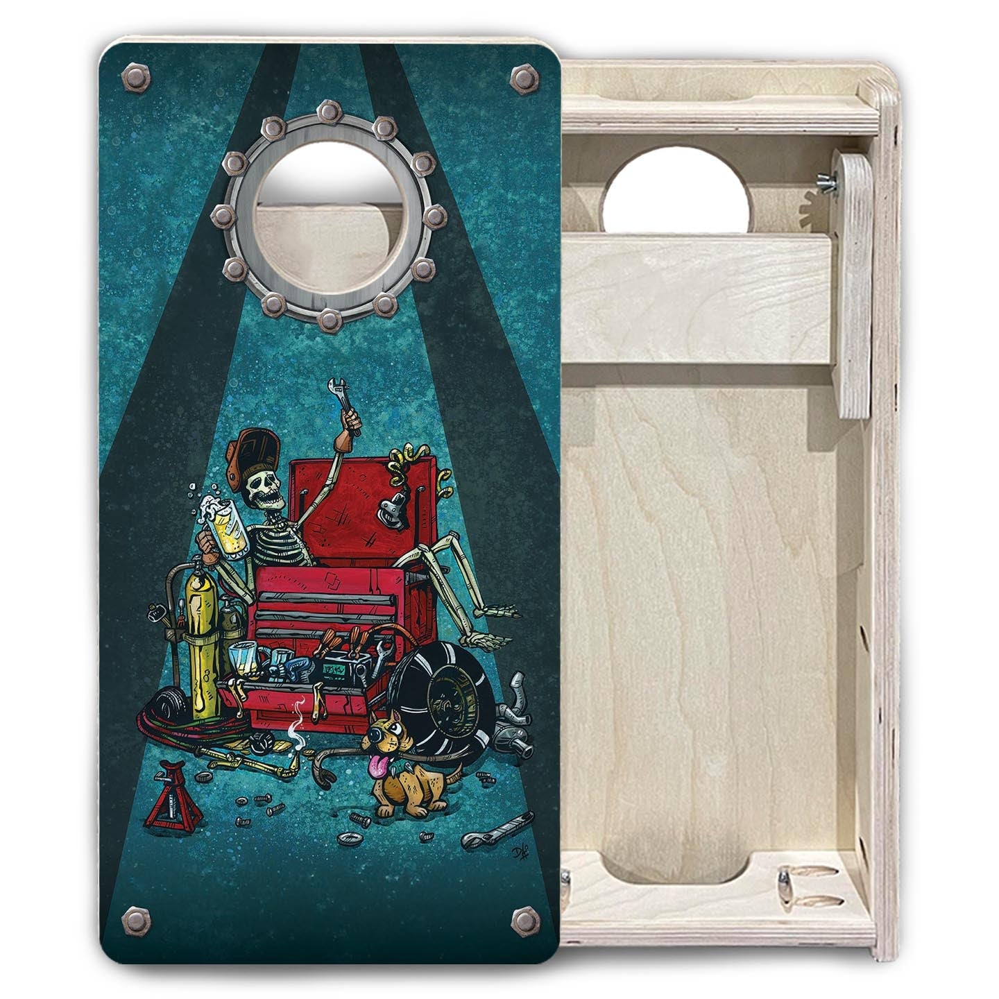 Garage Life - Mini or Vacation Size Cornhole Boards