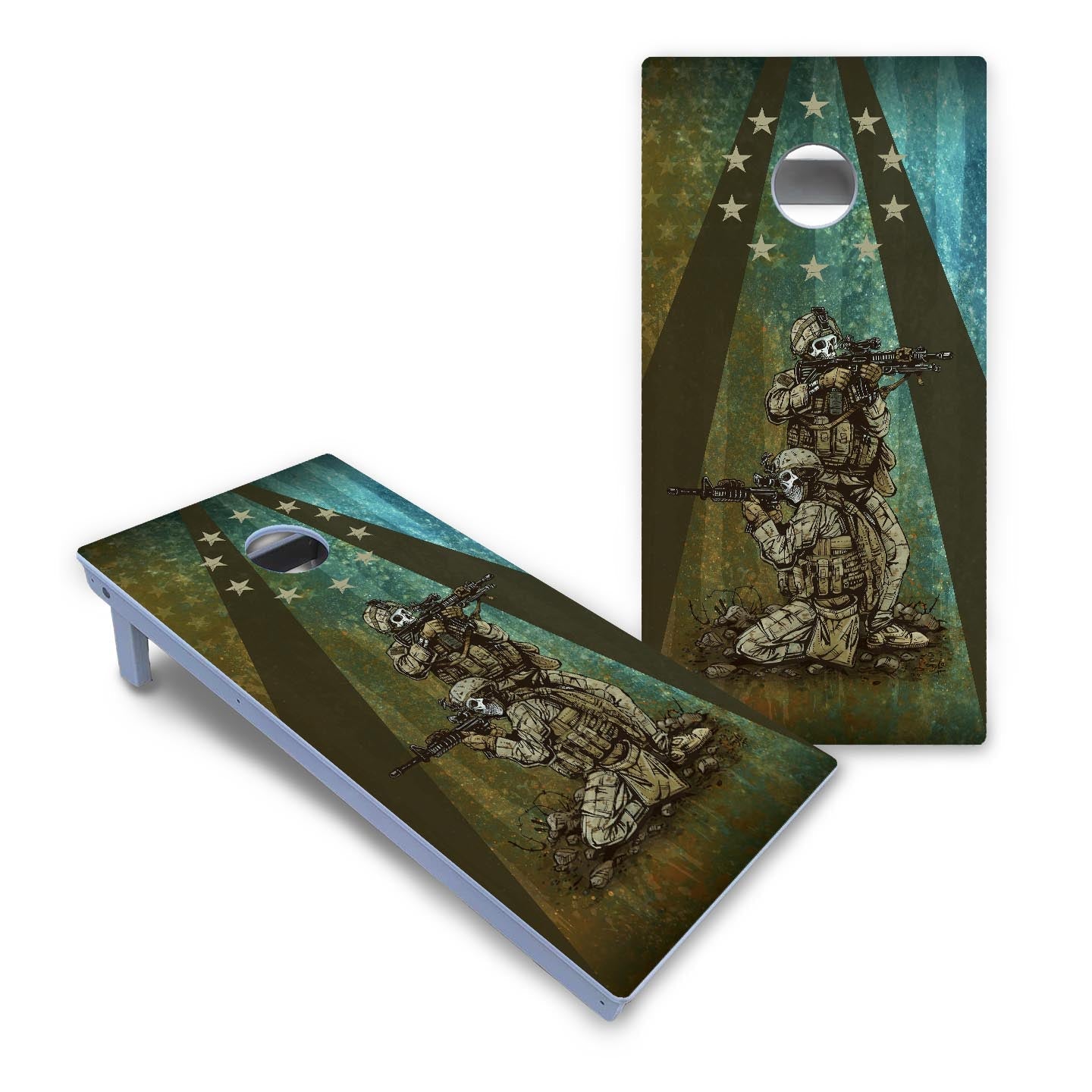 Artist Series Cornhole Boards - All Weather Series - Got Your Six
