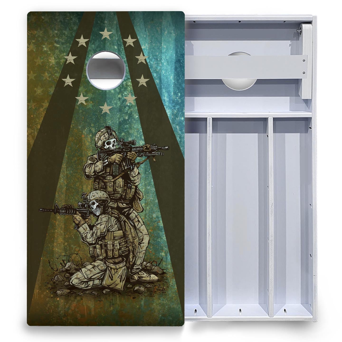 Artist Series Cornhole Boards - All Weather Series - Got Your Six