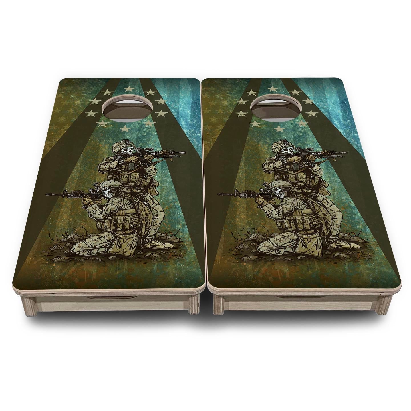 Got Your Six - Mini or Vacation Size Cornhole Boards