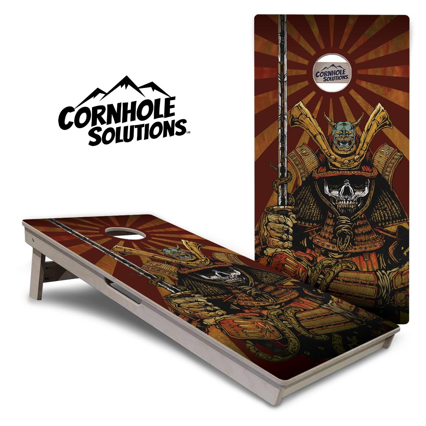 Artist Series Cornhole Boards - Professional Tournament Series - Split Design