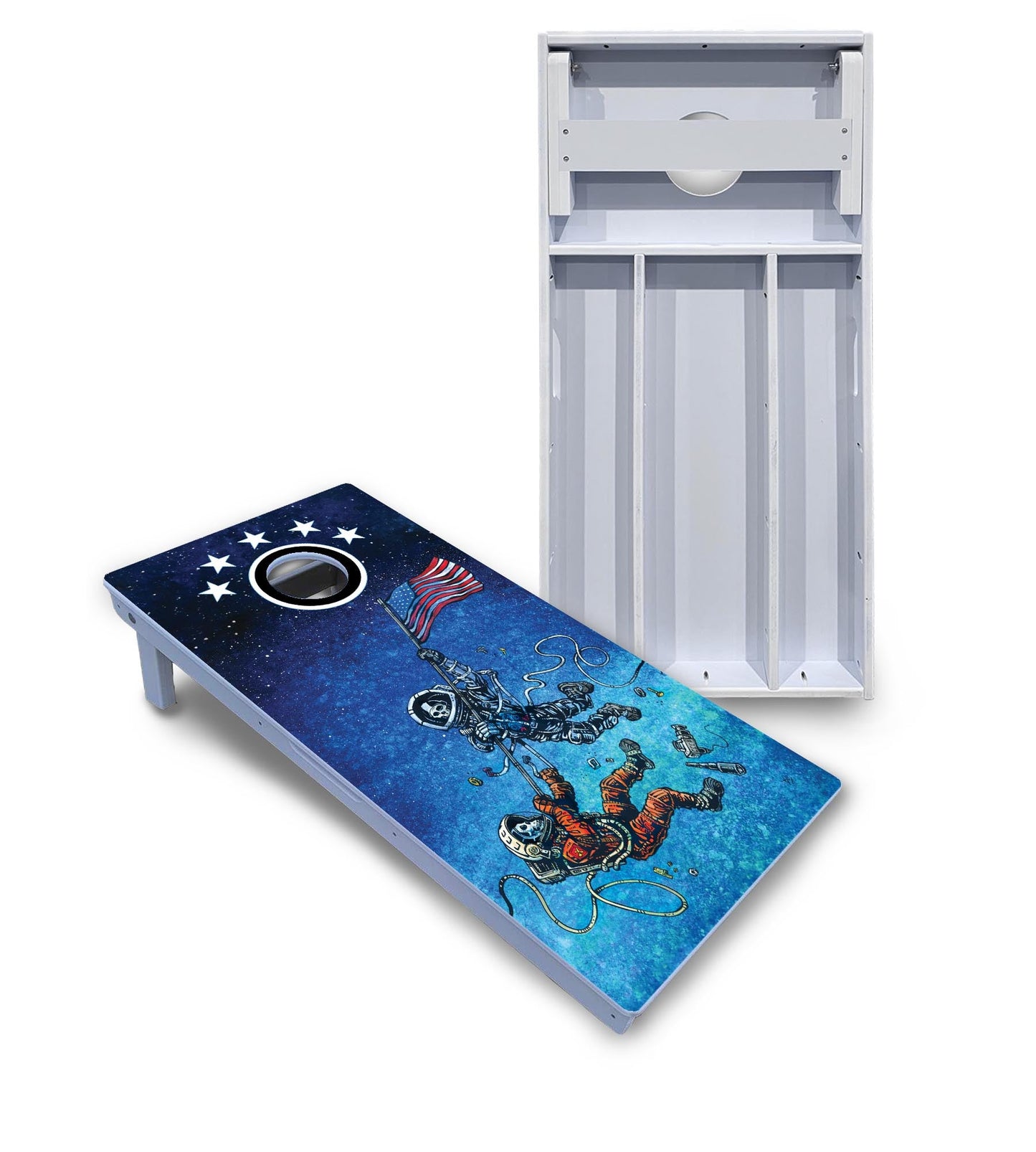 Artist Series Cornhole Boards - All Weather Series - Split Design