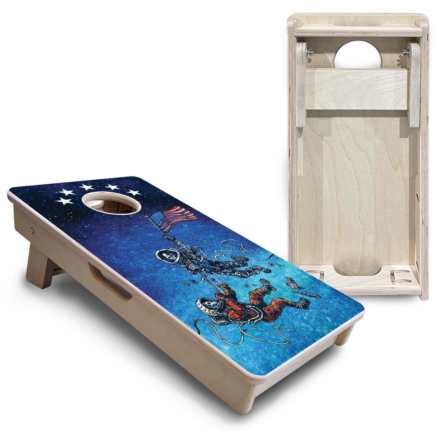 Space Race - Mini or Vacation Size Cornhole Boards