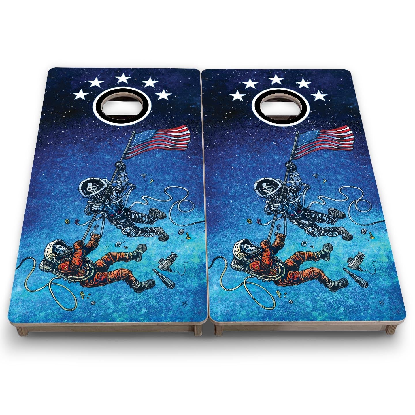 Space Race - Mini or Vacation Size Cornhole Boards