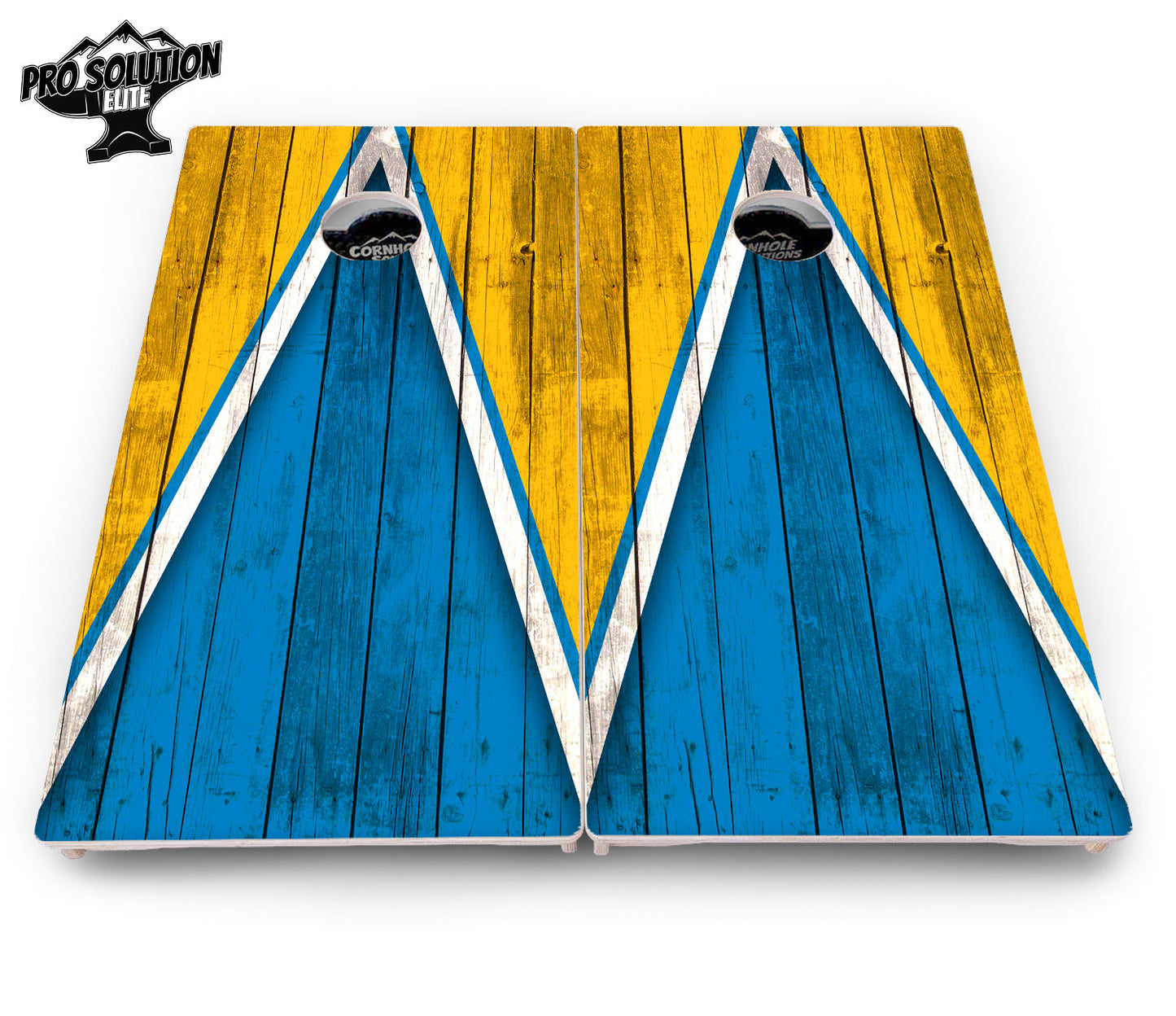 Team Color Triangle Cornhole Boards - Pro Solution Elite Series