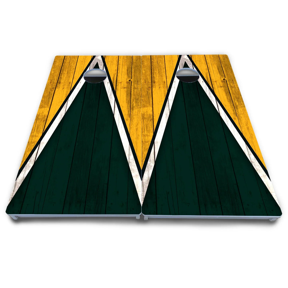 Team Color Triangle Cornhole Boards - All Weather Series
