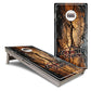 Distressed Live Edge Cornhole Boards – Tournament Series