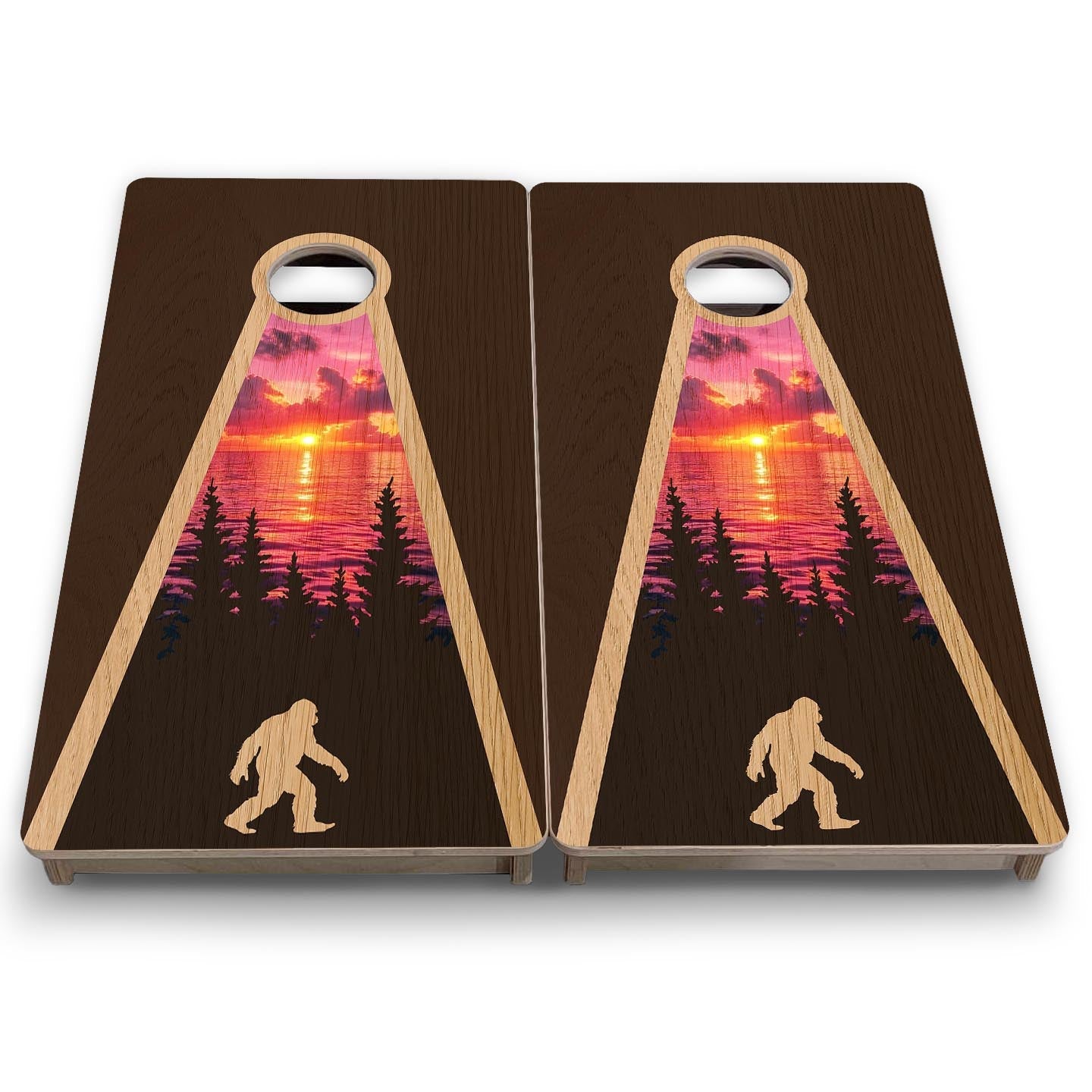 Bigfoot Sunset - Mini or Vacation Size Boards