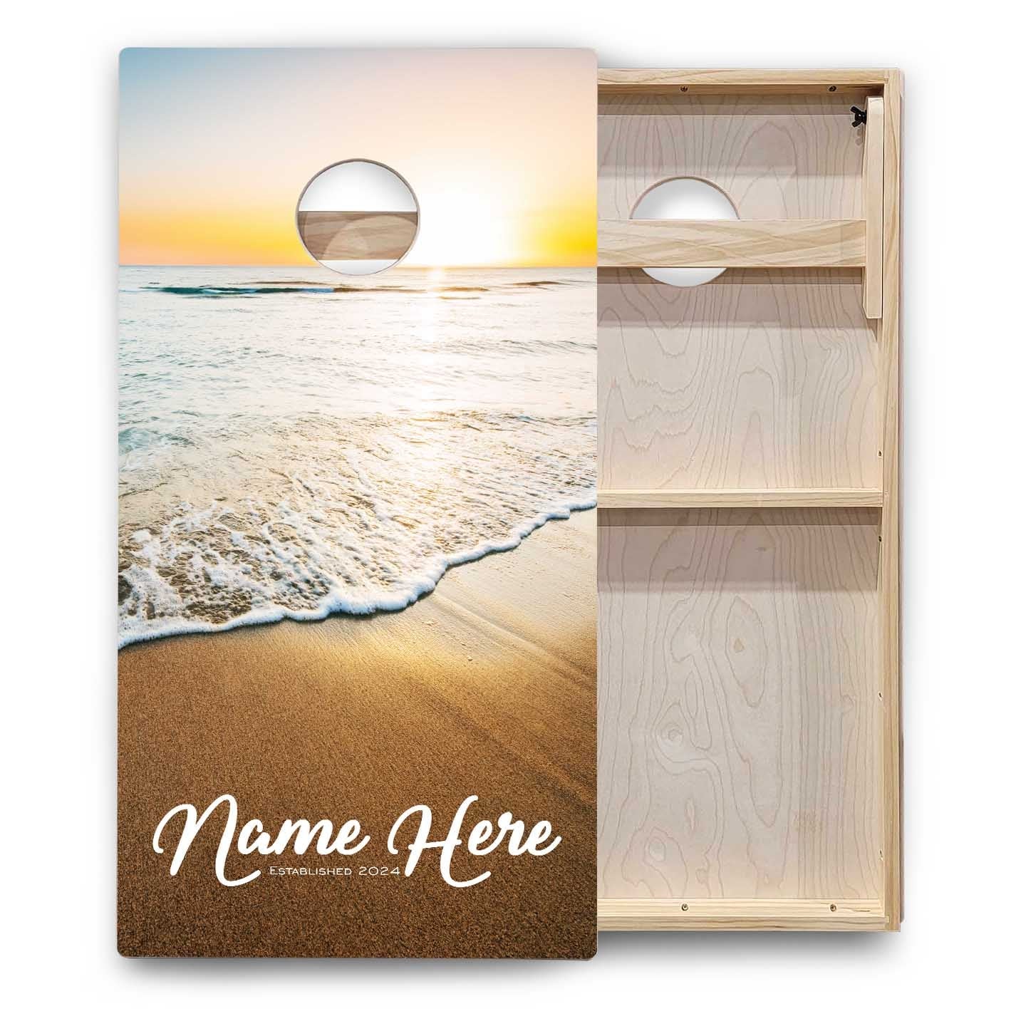 Beach & Mountain Cornhole Boards - Backyard Series