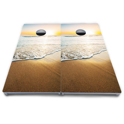 Ocean Sunset Cornhole Boards - All Weather Series