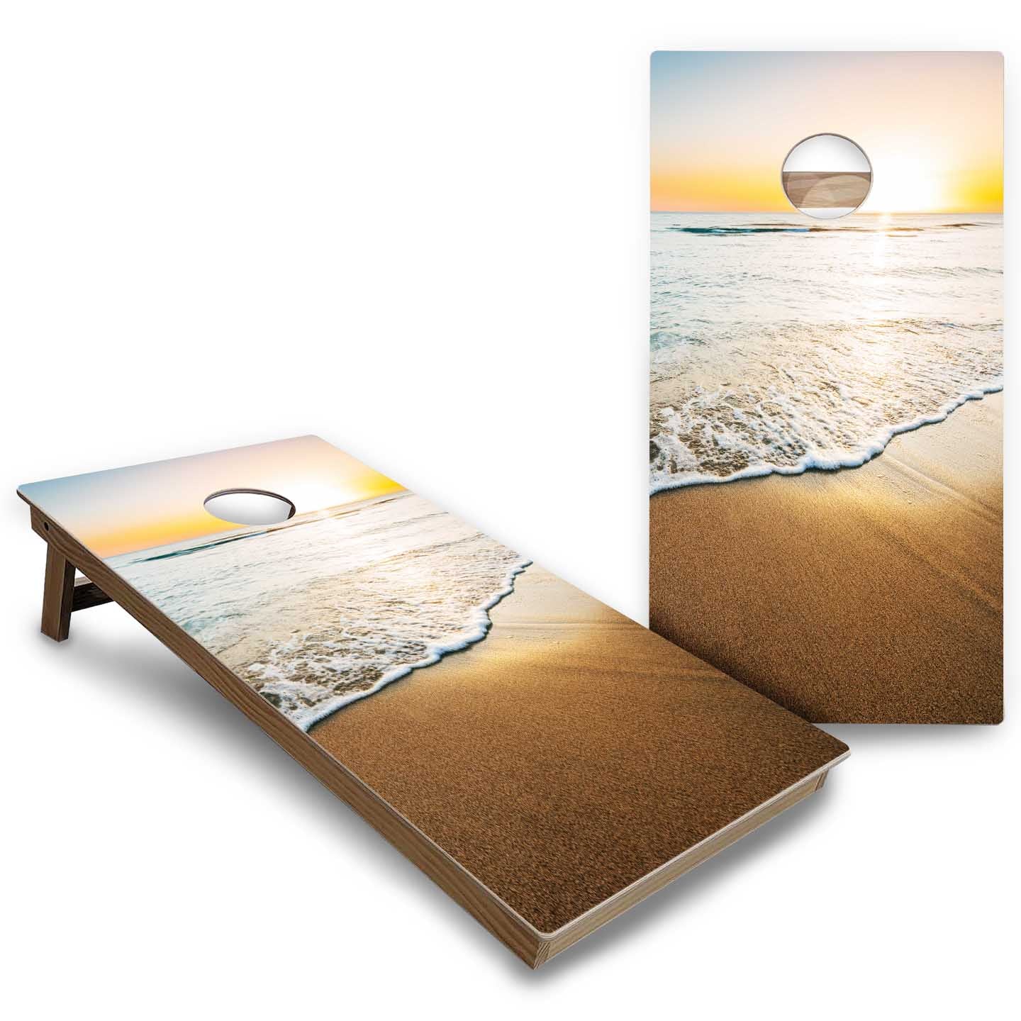 Beach & Mountain Cornhole Boards - Backyard Series