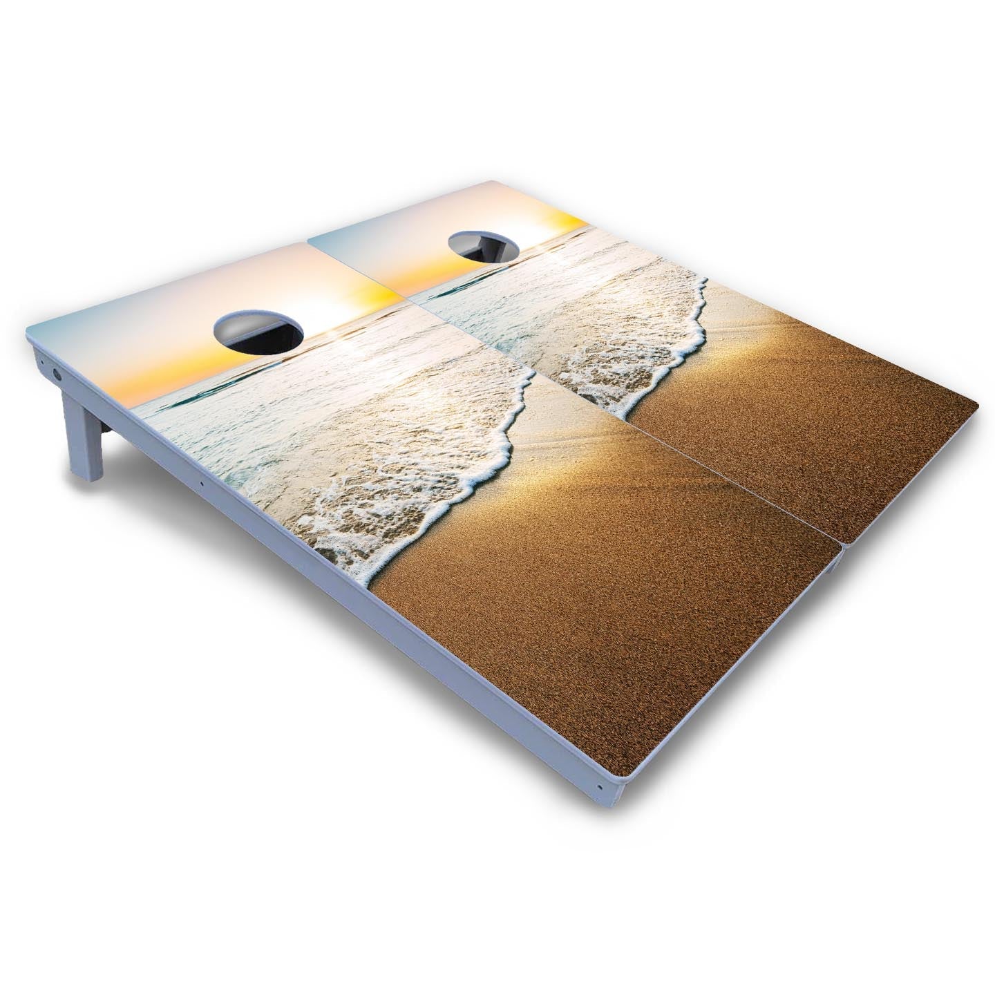 Beach Sunset Cornhole Boards - All Weather Series