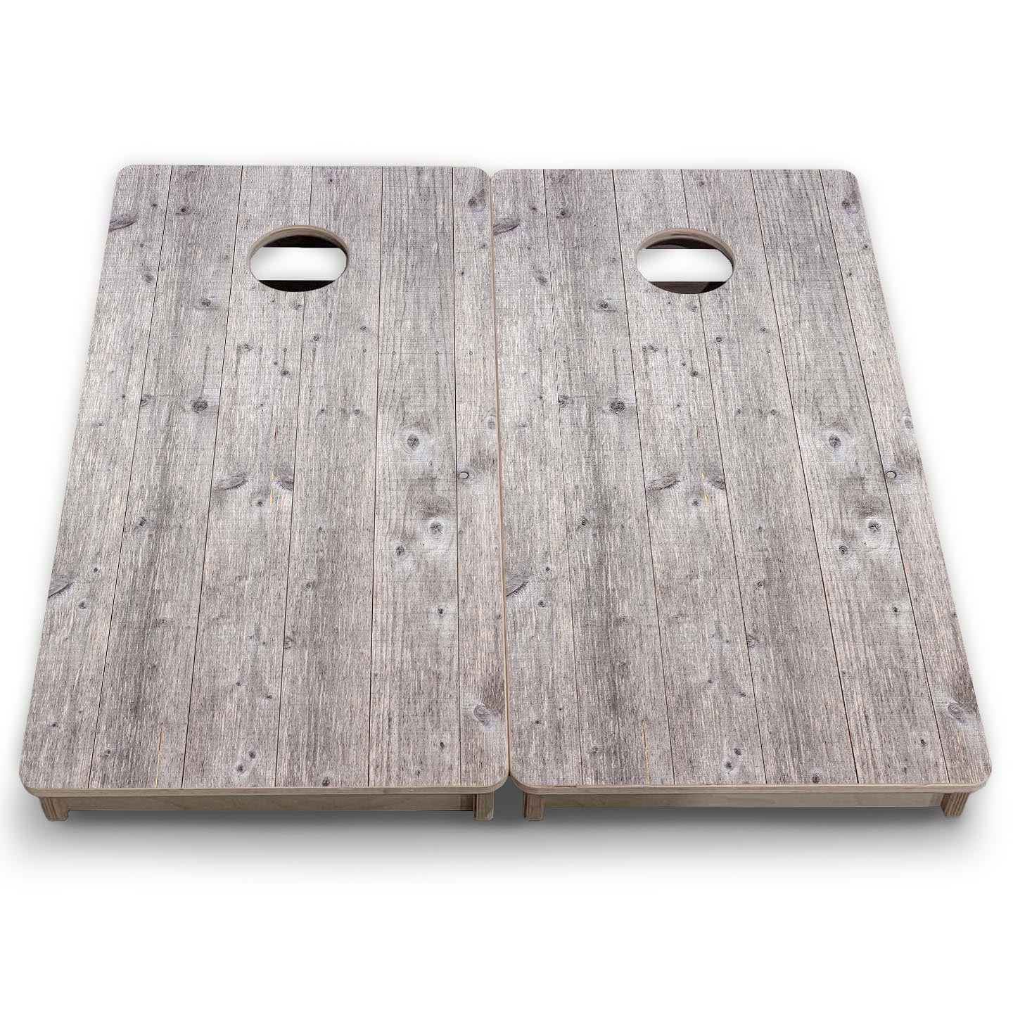 Grey Driftwood - Mini or Vacation Size Cornhole Boards