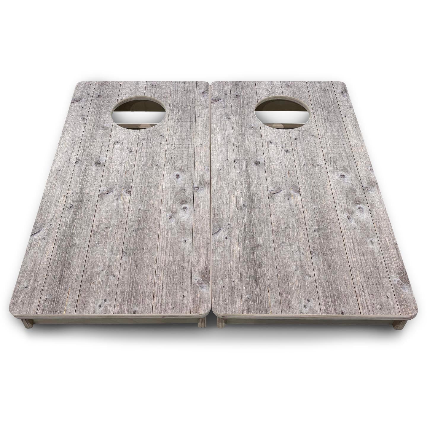 Grey Driftwood - Mini or Vacation Size Cornhole Boards