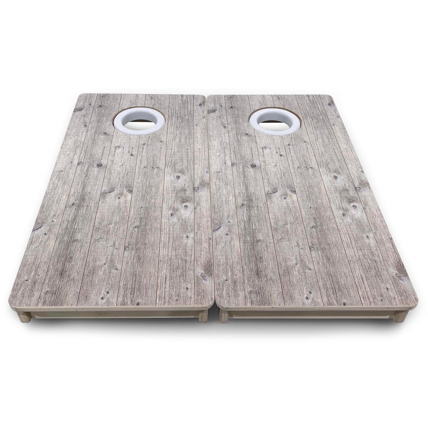 Grey Driftwood - Mini or Vacation Size Cornhole Boards