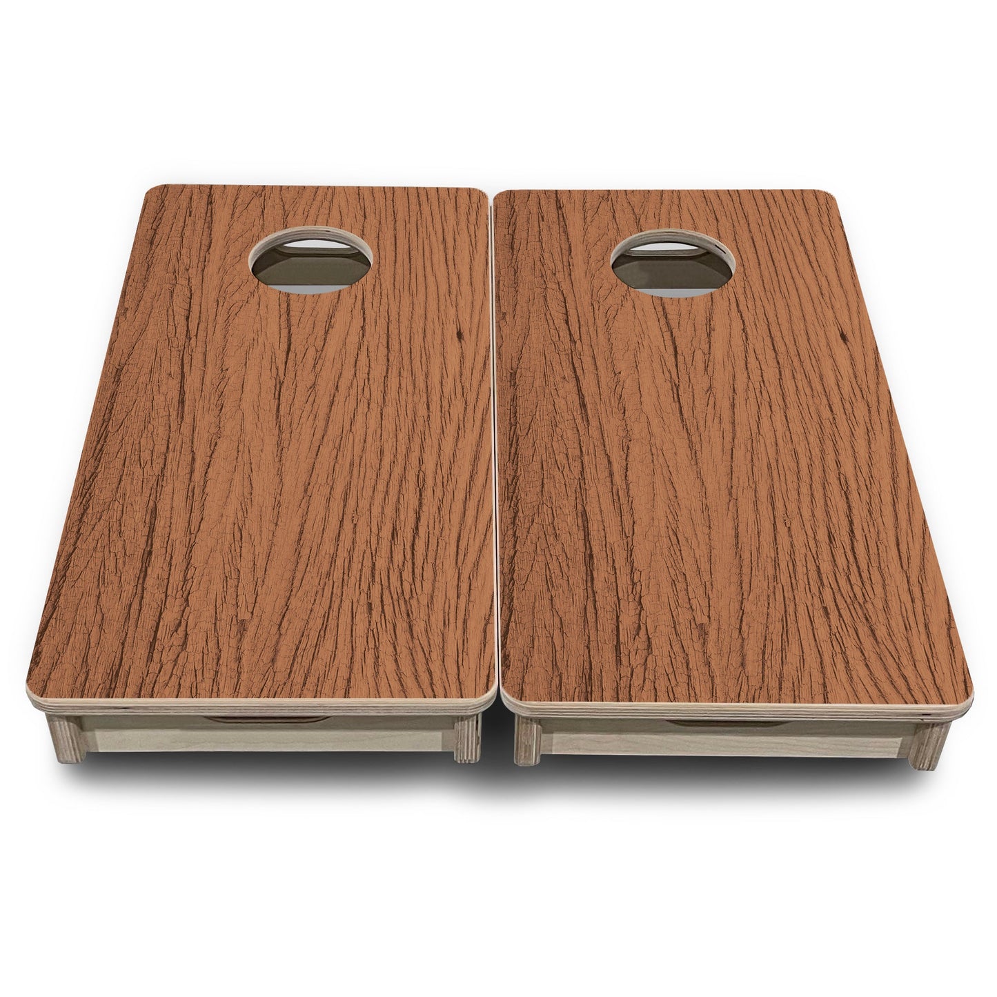 Mini Cornhole Boards - Brown Wood