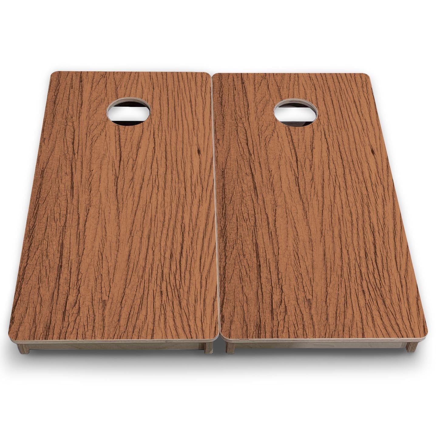 Brown Wood - Mini or Vacation Size Cornhole Boards