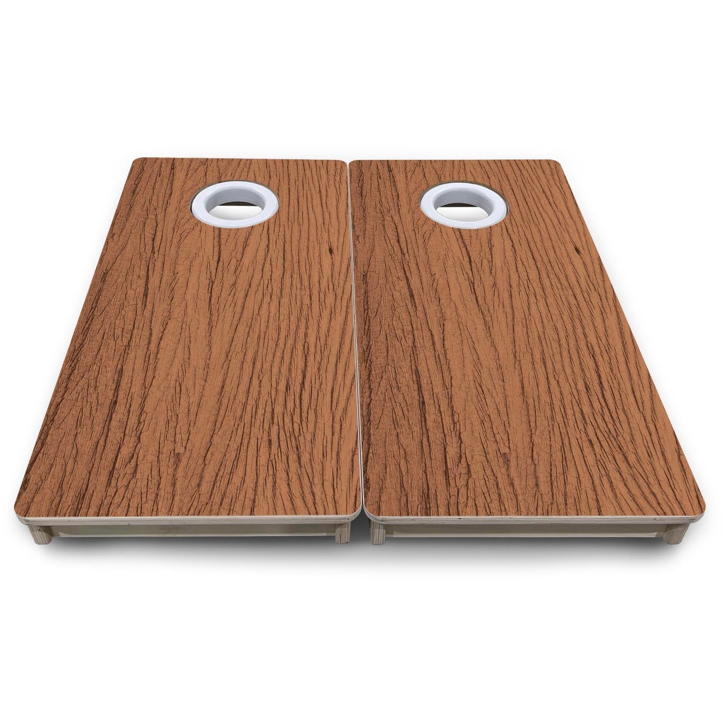 Brown Wood - Mini or Vacation Size Cornhole Boards