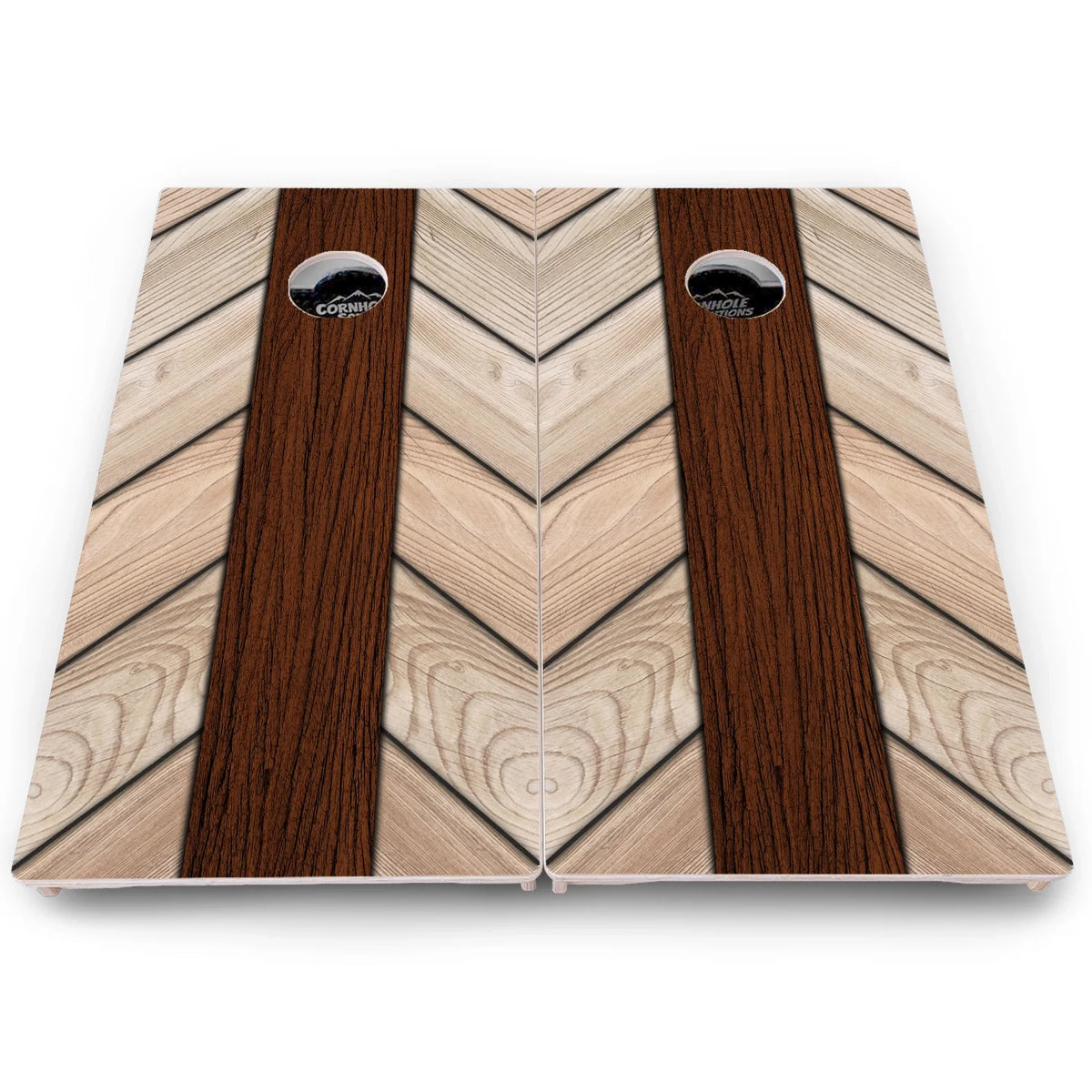 Herringbone Cornhole Boards – Pro Lite or Pro Elite
